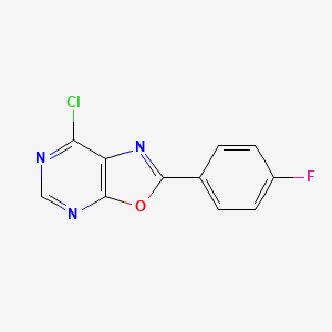 7-Chloro-2-(4-fluorophenyl)-oxazolo[5,4-d]pyrimidine