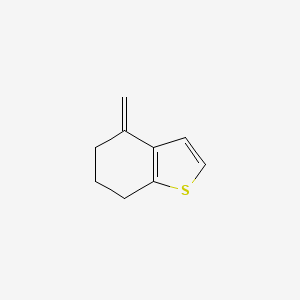 molecular formula C9H10S B8363530 4-Methylene-4,5,6,7-tetrahydrobenzo[b]thiophene 