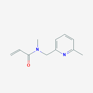 molecular formula C11H14N2O B8363824 N-methyl-N-[(2-methyl-6-pyridinyl)methyl]-2-propenamide 