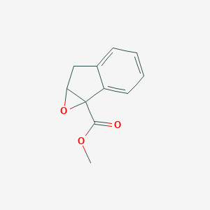 molecular formula C11H10O3 B8363829 methyl 6,6a-dihydro-1aH-indeno[1,2-b]oxirene-1a-carboxylate 