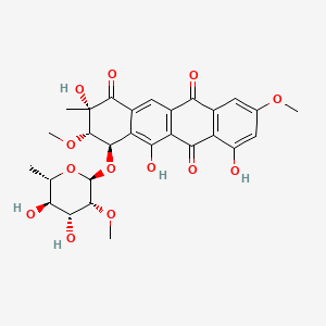 molecular formula C28H30O13 B8363850 Estefimicina 