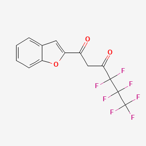 1-(2-Benzofuryl)-4,4,5,5,6,6,6-heptafluoro-1,3-hexanedione