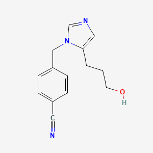 3-[1-(4-Cyanobenzyl)-1H-imidazol-5-yl]-1-propanol