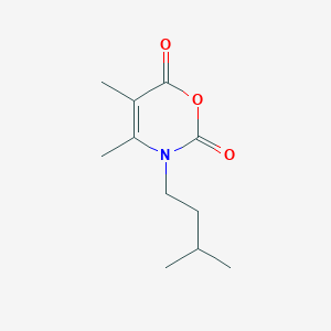 4,5-dimethyl-3-(3-methylbutyl)-2H-1,3-oxazine-2,6(3H)-dione