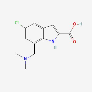 5-chloro-7-dimethylaminomethyl-1H-indole-2-carboxylic acid