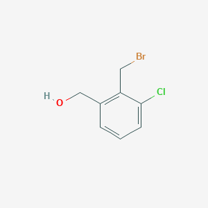 [2-(Bromomethyl)-3-chlorophenyl]methanol