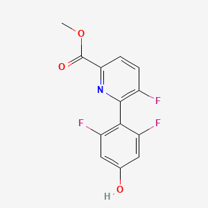 Methyl 6-(2,6-difluoro-4-hydroxyphenyl)-5-fluoropicolinate