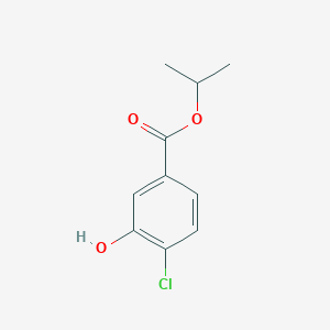 molecular formula C10H11ClO3 B8364113 4-Chloro-3-hydroxy-benzoic acid isopropyl ester 