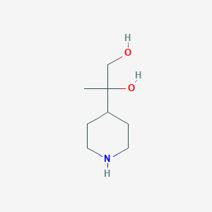 2-(4-Piperidyl)propan-1,2-diol