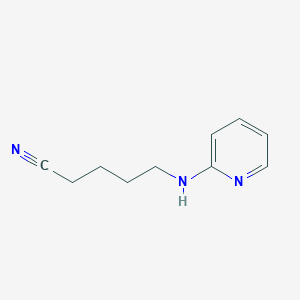 molecular formula C10H13N3 B8364144 5-(Pyridin-2-ylamino)pentanenitrile 