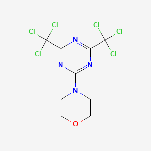 4-[4,6-Bis(trichloromethyl)-1,3,5-triazin-2-yl]morpholine
