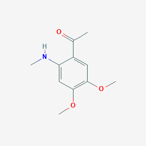 4',5'-Dimethoxy-2'-(methylamino)acetophenone