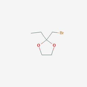 molecular formula C6H11BrO2 B8364270 Bromo-2-butanone ethylene ketal 