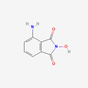 molecular formula C8H6N2O3 B8364318 3-amino-N-hydroxyphthalimide 