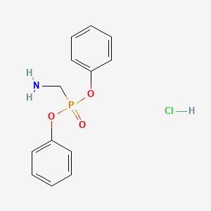 molecular formula C13H15ClNO3P B8364326 Diphenyl (aminomethyl)phosphonate hydrochloride 