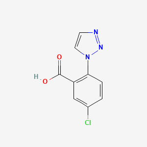 5-chloro-2-(1H-1,2,3-triazol-1-yl)benzoic acid