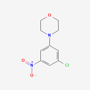 1-Chloro-3-morpholino-5-nitrobenzene