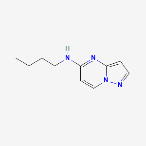 molecular formula C10H14N4 B8364371 Butyl-pyrazolo[1,5-a]pyrimidin-5-yl-amine 