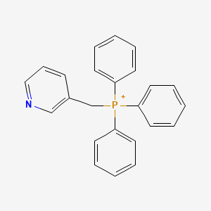 molecular formula C24H21NP+ B8364641 3-(Triphenylphosphoniomethyl)pyridine 