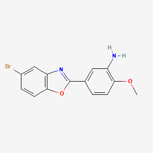 2-(3-Amino-4-methoxyphenyl)-5-bromobenzoxazole