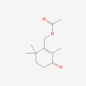 2,4,4-Trimethyl-3-acetoxymethylcyclohex-2-en-1-one