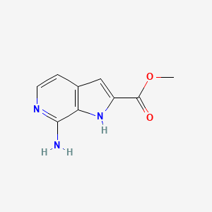 methyl 7-amino-1H-pyrrolo[2,3-c]pyridine-2-carboxylate