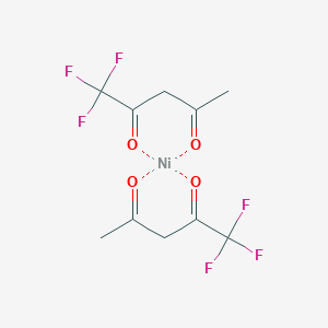 molecular formula C10H12F6NiO6 B083650 Nickel;1,1,1-trifluoropentane-2,4-dione CAS No. 14324-83-5