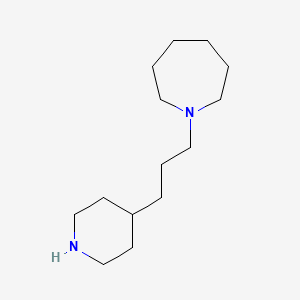 4-[3-(hexahydro-1H-azepin-l-yl)propyl]piperidine