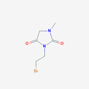 3-(2-Bromoethyl)-1-methyl-2,4-imidazolidinedione