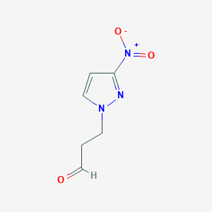 3-(3-Nitropyrazol-1-yl)propionaldehyde