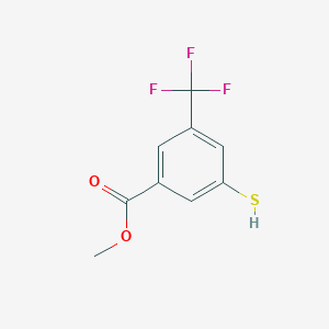 Benzoic acid, 3-mercapto-5-(trifluoromethyl)-, methyl ester