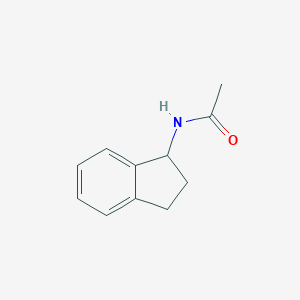 molecular formula C11H13NO B083653 N-(2,3-dihydro-1H-inden-1-yl)acetamide CAS No. 10408-91-0