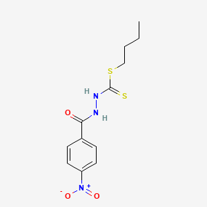 Butyl 3-(p-nitrobenzoyl)-dithiocarbazate