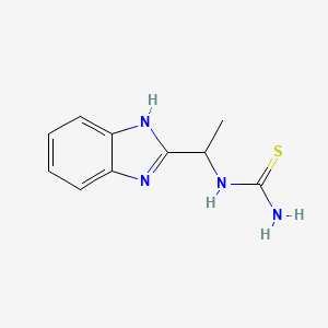 N-[1-(1H-benzimidazol-2-yl)ethyl]thiourea