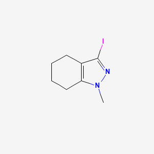 3-iodo-1-methyl-4,5,6,7-tetrahydro-1H-indazole