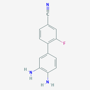 3',4'-Diamino-2-fluorobiphenyl-4-carbonitrile