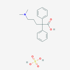 B083654 5-(Dimethylamino)-2,2-diphenylvaleric acid sulfate CAS No. 10404-39-4
