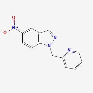5-nitro-1-(pyridin-2-ylmethyl)-1H-indazole