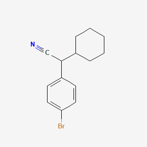 (4-Bromophenyl)(cyclohexyl)acetonitrile