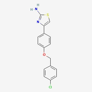 2-Amino-4-[4-(4-chlorobenzyloxy)phenyl]thiazole