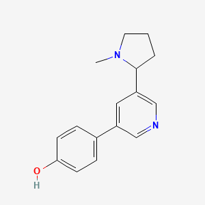 4-[5-(1-Methyl-2-pyrrolidinyl)-3-pyridinyl]phenol