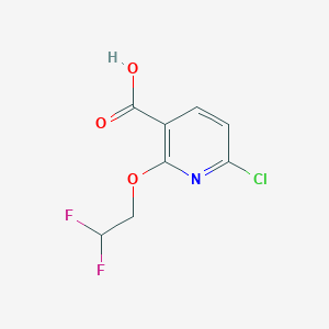 6-Chloro-2-(2,2-difluoro-ethoxy)-nicotinic acid