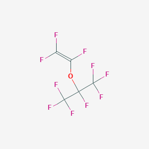 molecular formula C5F10O B083659 1,1,1,2,3,3,3-Heptafluoro-2-[(trifluorovinyl)oxy]propane CAS No. 10372-98-2