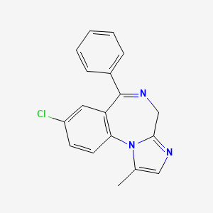 8-chloro-1-methyl-6-phenyl-4H-imidazo[1,2-a][1,4]benzodiazepine