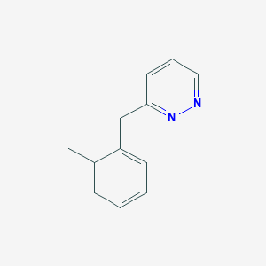 molecular formula C12H12N2 B8366121 3-(2-Methylbenzyl)pyridazine 