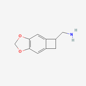 5,6-Dihydrocyclobuta[f][1,3]benzodioxol-5-ylmethylamine