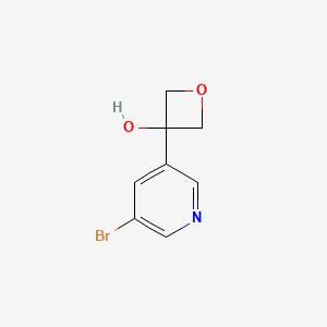 3-(5-Bromo-pyridin-3-yl)-oxetan-3-ol