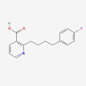 2-(4-(4-Fluorophenyl)butyl)-nicotinic acid