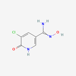 5-chloro-N',6-dihydroxynicotinimidamide