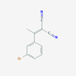 [1-(3-Bromophenyl)ethylidene]propanedinitrile